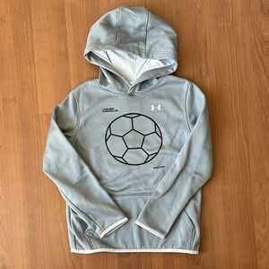 Under Armour Light Gray Soccer Hoodie